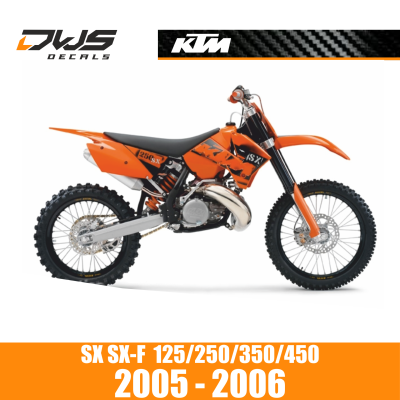 KTM SX SX-F 125 250 350 450 2005-2006