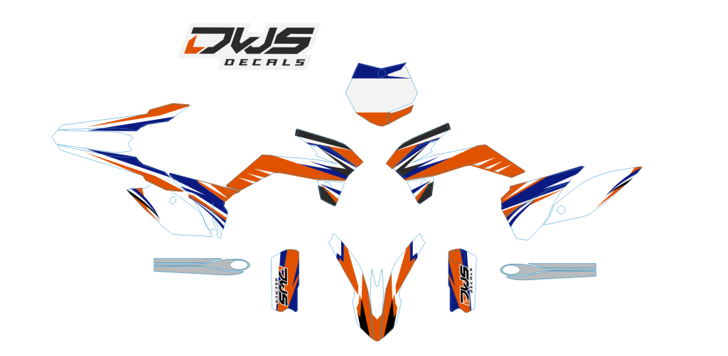 volledige stickerset KTM SX 85 2013 2014 2015 2016 Decals dekor design graphics aufklebe stickerset nummerset dws mx