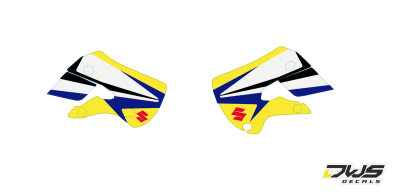 radiaset Suzuki RM 65 2000 2001 2002 2003 2004 2005 2006 2007 2008 2009 2010 2011 2012 2013 2014 2015 Decals dekor design graphics aufklebe stickerset nummerset dws mx