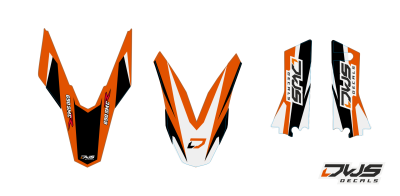 Trimset stickerset KTM 690 SMC Enduro R 2012 2013 2014 2015 2016 rood red rot Decals dekor design graphics aufklebe stickerset nummerset dws mx