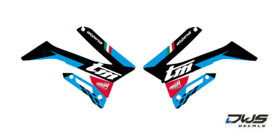 Radiaset TM 4T 2015 2016 2017 Decals dekor design graphics aufklebe stickerset nummerset dws mx
