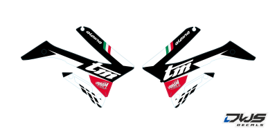 Radiaset TM 4T 2015 2016 2017 Decals dekor design graphics aufklebe stickerset nummerset dws mx