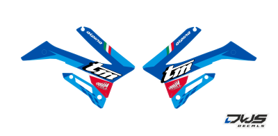 Radiaset TM 4T 2015 2016 2017 Decals dekor design graphics aufklebe stickerset nummerset dws mx