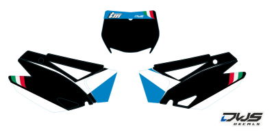 Nummerset TM MX 125 144 250 300 2T 2008 2014 Decals dekor design graphics aufklebe stickerset nummerset dws mx