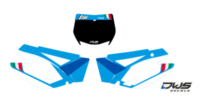 Nummerset TM MX 125 144 250 300 2T 2008 2014 Decals dekor design graphics aufklebe stickerset nummerset dws mx