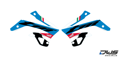 Radiaset TM MX 125 144 250 300 2T 2008 2014 Decals dekor design graphics aufklebe stickerset nummerset dws mx