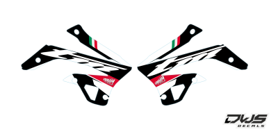 Radiaset TM MX 125 144 250 300 2T 2008 2014 Decals dekor design graphics aufklebe stickerset nummerset dws mx