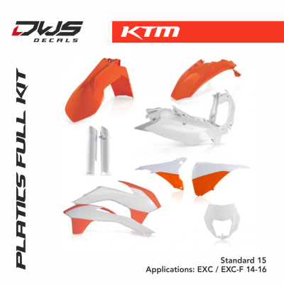 KTM Plastics Acerbis EXC EXC-F 2014-2015 Standard 15