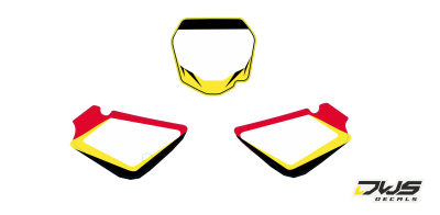 Nummerset Suzuki RM 80 85 2000 2001 2002 2003 2004 2005 2006 2007 2008 2009 2010 2011 2012 2013 2014 2015 2016 Decals dekor design graphics aufklebe stickerset nummerset dws mx