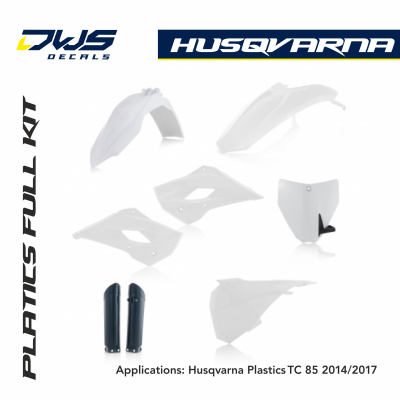 Husqvarna Plastics TC 85 2014 2015 2016 2017 acerbis replica dws decals