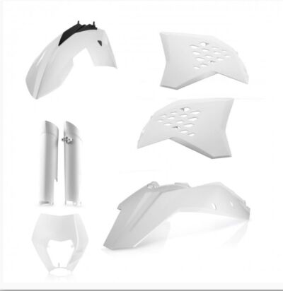  KTM plastics EX EXC-F 2008 /2011 White