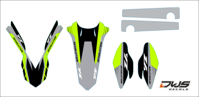 Trimset Yamaha Revolution YZ 125 250 2015/2016 Model 6