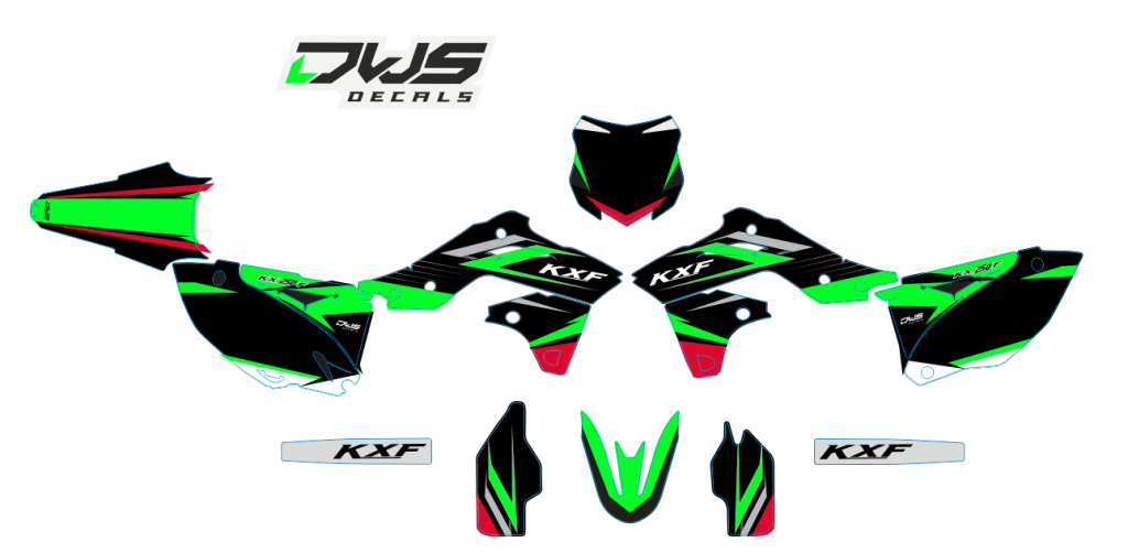 Kawasaki KXF 250 2013/2016 Model 3 Set 