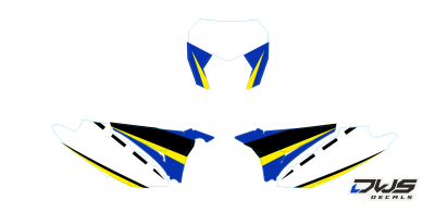 Complete Stickerset Sherco 250 300 se-r 2016 Decals dekor design graphics aufklebe stickerset nummerset dws mx model 1 sherco factory look 2016 graphic rear fender front fender forkprotectors radiator scoops numberplate