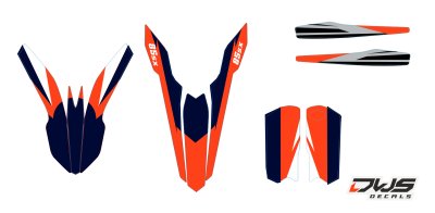 trimset KTM SX 85 2013 2014 2015 2016 Model 3 Decals dekor design graphics aufklebe stickerset nummerset dws mx