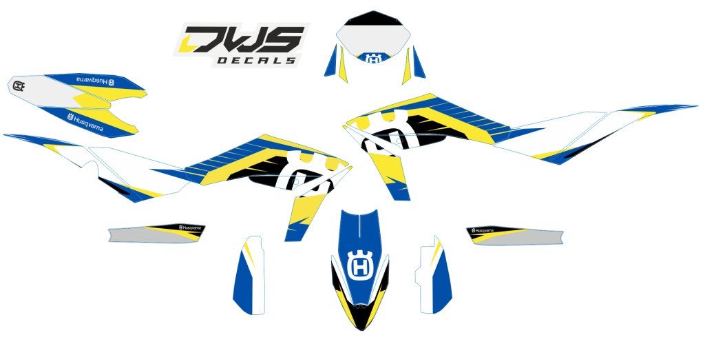 Husqvarna 2011 2012 2013 2014 TC TXC TE SMR 449 511 Decals dekor design graphics aufklebe stickerset nummerset dws mx