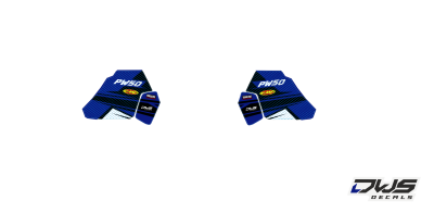 Radiaset Yamaha PW 50 2007 2008 2009 2010 2011 2012 2013 Decals dekor design graphics aufklebe stickerset nummerset dws mx