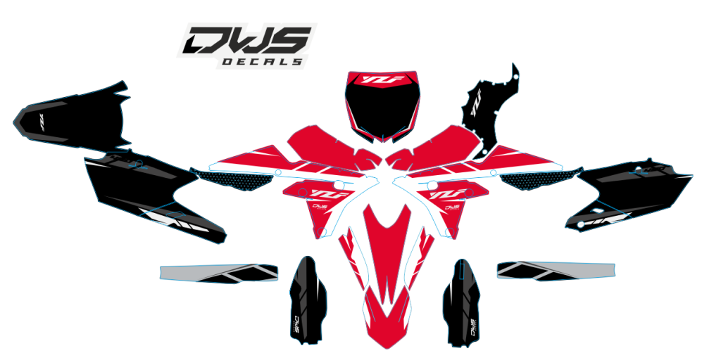 Yamaha YZF 250 450 2014/2017 Model 6 Set