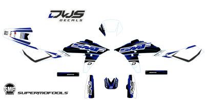 Complete stickerset decals set SMF supermofools husqvarna 2005 2007 SMR dws decals