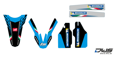 trimset TM SMX 300 250fi 450 fi 530 fi 4 takt 2015 2016 2017 2018 Decals dekor design graphics aufklebe stickerset nummerset dws mx supermotard front fender rear fender fork protectors kotflugel gabelgeschutzer achterspatbord voorspatbord voorpootbescherm