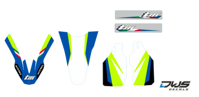 trimset TM SMX 300 250fi 450 fi 530 fi 4 takt 2015 2016 2017 2018 Decals dekor design graphics aufklebe stickerset nummerset dws mx supermotard front fender rear fender fork protectors kotflugel gabelgeschutzer achterspatbord voorspatbord voorpootbescherm