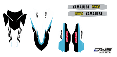 Volledige stickerset Yamaha YZF 450 2018 2019 Model 1

Gehele stickerset bestaande uit
- Radiaset (8 delig)
- Nummerset (7 delig)
- Trimset (9 delig) dws decals