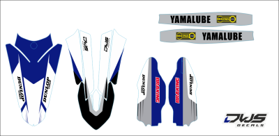 Volledige stickerset Yamaha YZF 450 2018 2019 Model 1

Gehele stickerset bestaande uit
- Radiaset (8 delig)
- Nummerset (7 delig)
- Trimset (9 delig) dws decals 