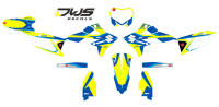 Complete stickerset Suzuki RMZ 450 2018 Decals dekor design graphics aufklebe stickerset nummerset dws mx