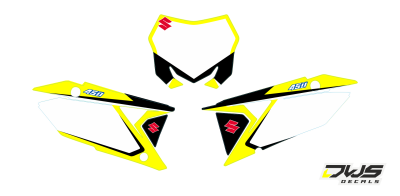 Nummerset Suzuki RMZ 450 2018 Decals dekor design graphics aufklebe stickerset nummerset dws mx