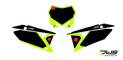 Nummerset Suzuki RMZ 450 2018 Decals dekor design graphics aufklebe stickerset nummerset dws mx