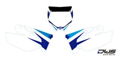 Nummerset Yamaha UFO restyled YZ 125 250 2002 2003 2004 2005 2006 2007 2008 2009 2010 2011 2012 2013 2014 2015 2016 Decals dekor design graphics aufklebe stickerset nummerset dws mx