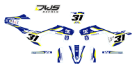 Complete Stickerset Husqvarna FS 450 2016 2017 2018 Decals dekor decore design graphics aufklebe stickerset nummerset dws mx