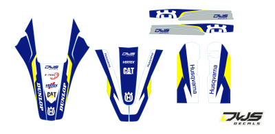 Complete Stickerset Husqvarna FS 450 2016 2017 2018 Decals dekor decore design graphics aufklebe stickerset nummerset dws mx