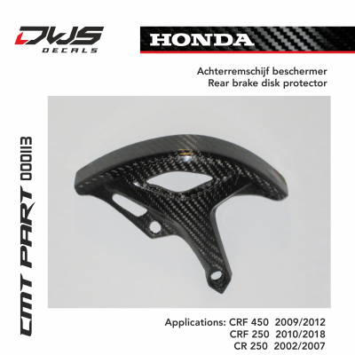 Honda CMT Rear brake disk protector