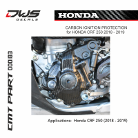 cmt carbon ignition protection honda crf 250 2018 2019 dws decals 