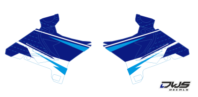 Radiaset Yamaha UFO Restyled YZ 125 250 2002/2014 Model 1