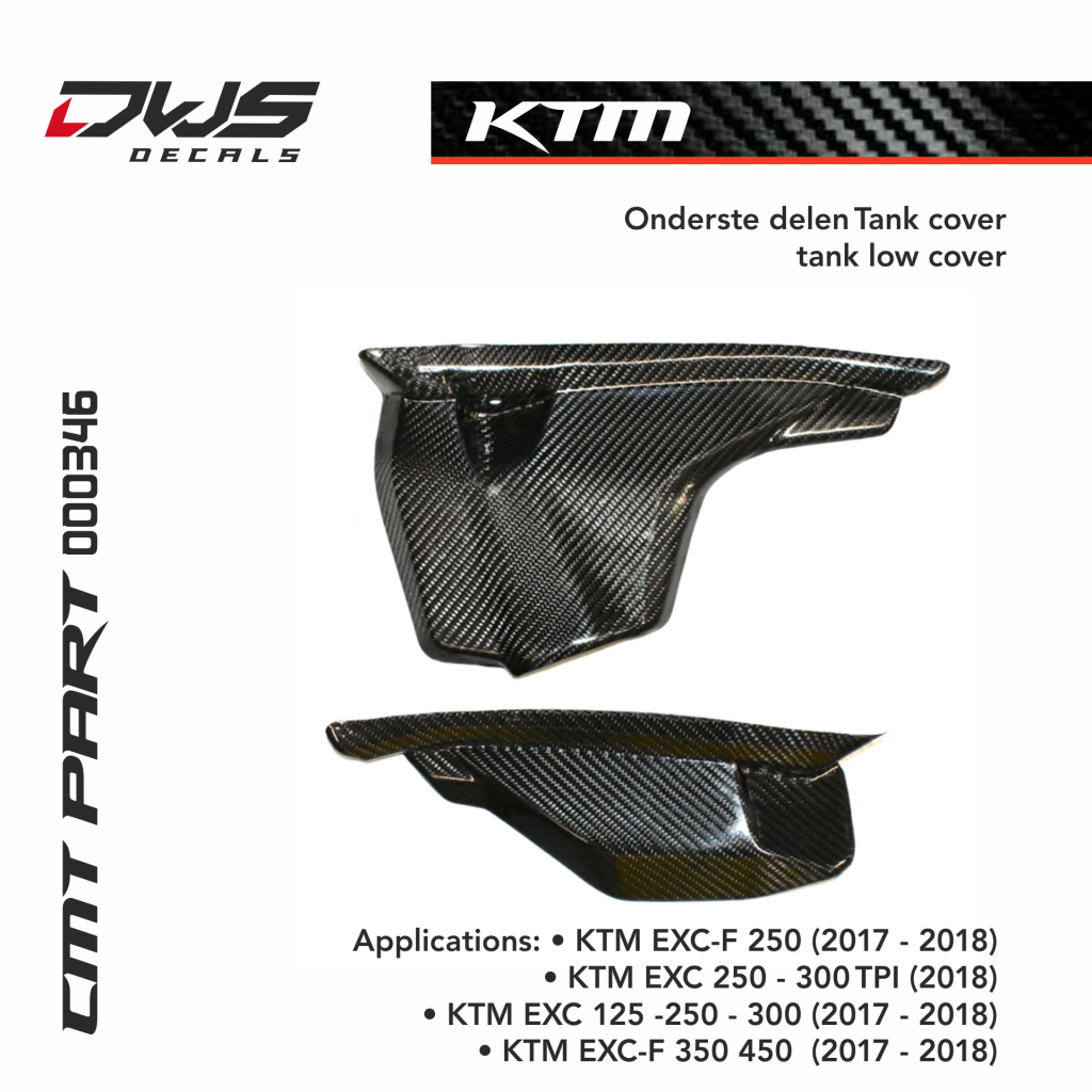 KTM CMT Low Tank Cover