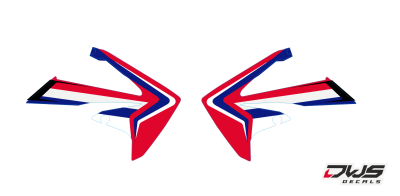Radiaset Honda CRF 450 2009 2010 2011 2012 Honda CRF 250 2010 2011 2012 2013 Decals dekor design graphics aufklebe stickerset nummerset dws mx
