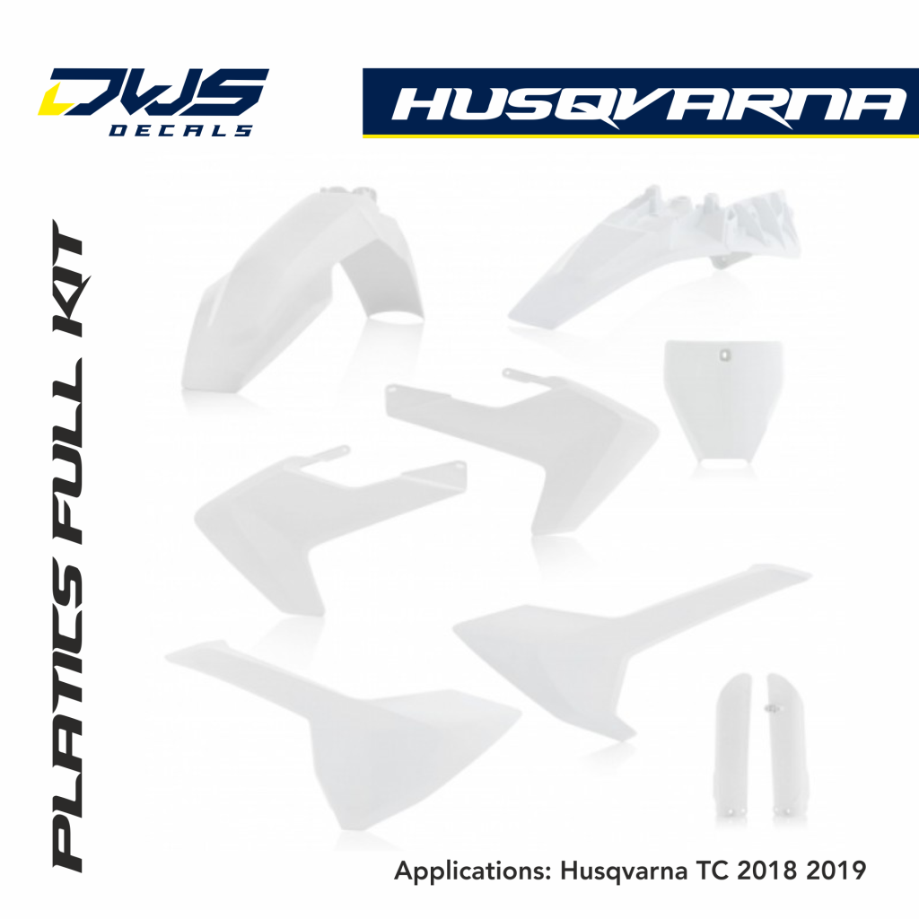 Husqvarna Plastics TC 85 2018 2019  White