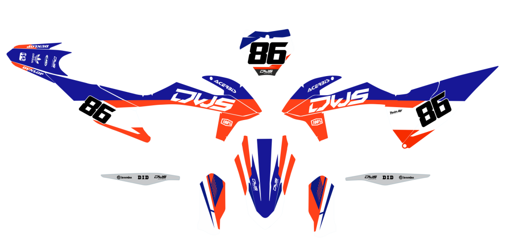 KTM SX SX-F 125 150 250 350 450 2019 2021 Model 2 set