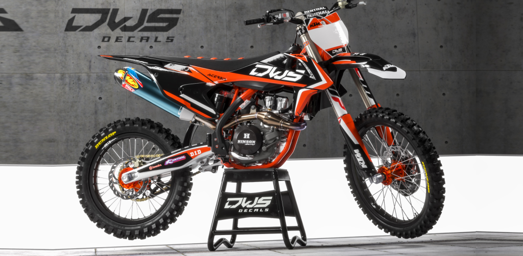 Complete stickerset KTM SX 125 SX 250 SX-F 250 SX-F 350 SX-F 450 2016 blue-orange blauw oranje DECALS DEKOR DESIGN GRAPHICS AUFKLEBE STICKERSET NUMMERSET DWS MX retro