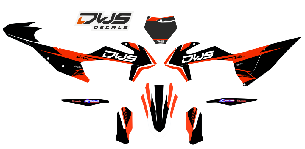 KTM SX SX-F 125 150 250 350 450 2019 2021 Model 7 set 