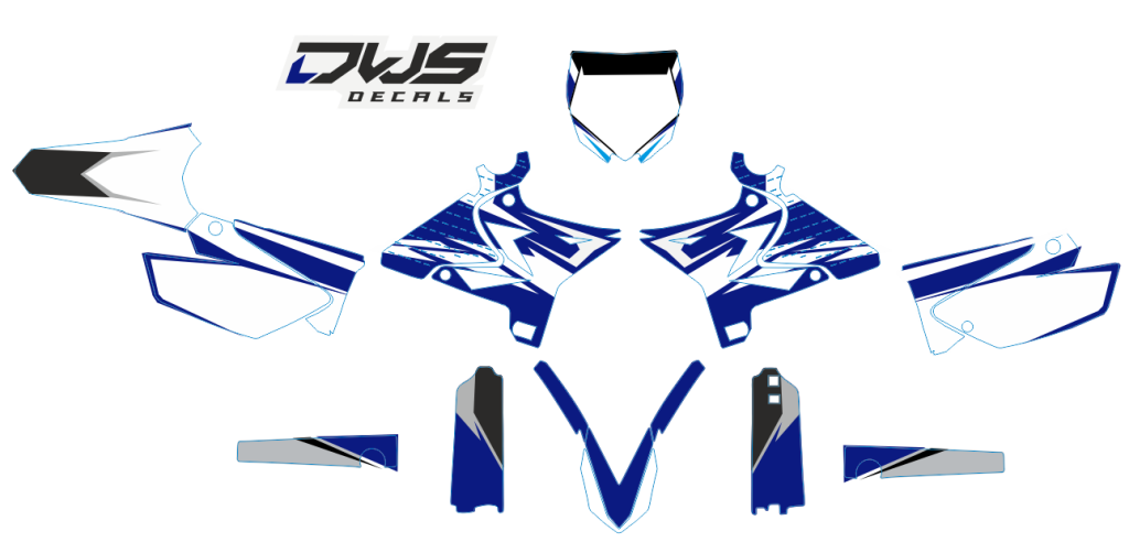 Yamaha UFO Restyled YZ 125 250 2002/2014 Model 2 Set