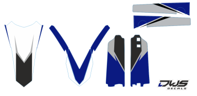 Trimset Yamaha UFO Restyled YZ 125 250 2002/2014 Model 2 