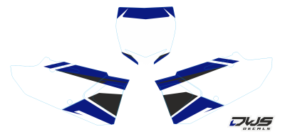 Nummerset Yamaha YZ 125-250 2015 2016 Decals dekor design graphics aufklebe stickerset nummerset dws mx