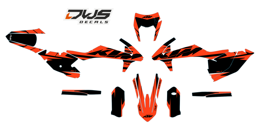 KTM EXC 125 250 350 450 500 2017-2019 Model 11