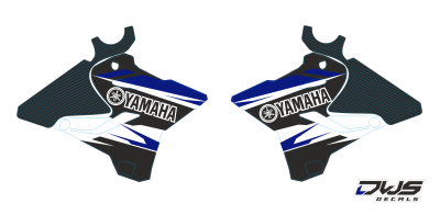 Radiaset Yamaha YZ 125-250 2015 2016 Decals dekor design graphics aufklebe stickerset nummerset dws mx