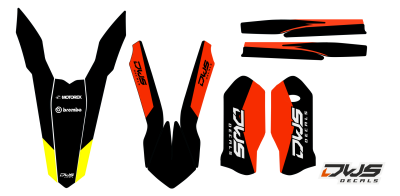 Trimset KTM EXC 125 250 350 450 500 2014/2016 Model 5