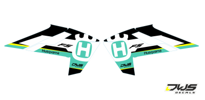 Complete Stickerset Husqvarna FS 450 2016 2017 2018 Decals dekor decore design graphics aufklebe stickerset nummerset dws mx