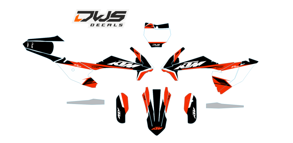 KTM Sx 85 2018 2021 Set Model 7